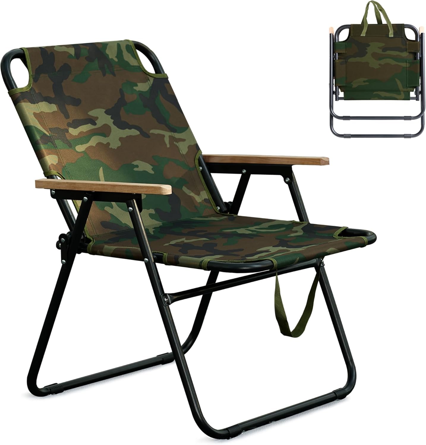 Campingstuhl Faltbar Leicht, Anglerstuhl Klappbar, Camping Sessel Klappstuhl Camping, Camping-Stühle, Faltstuhl mit Armlehnen, Klappstühle Perfekt für