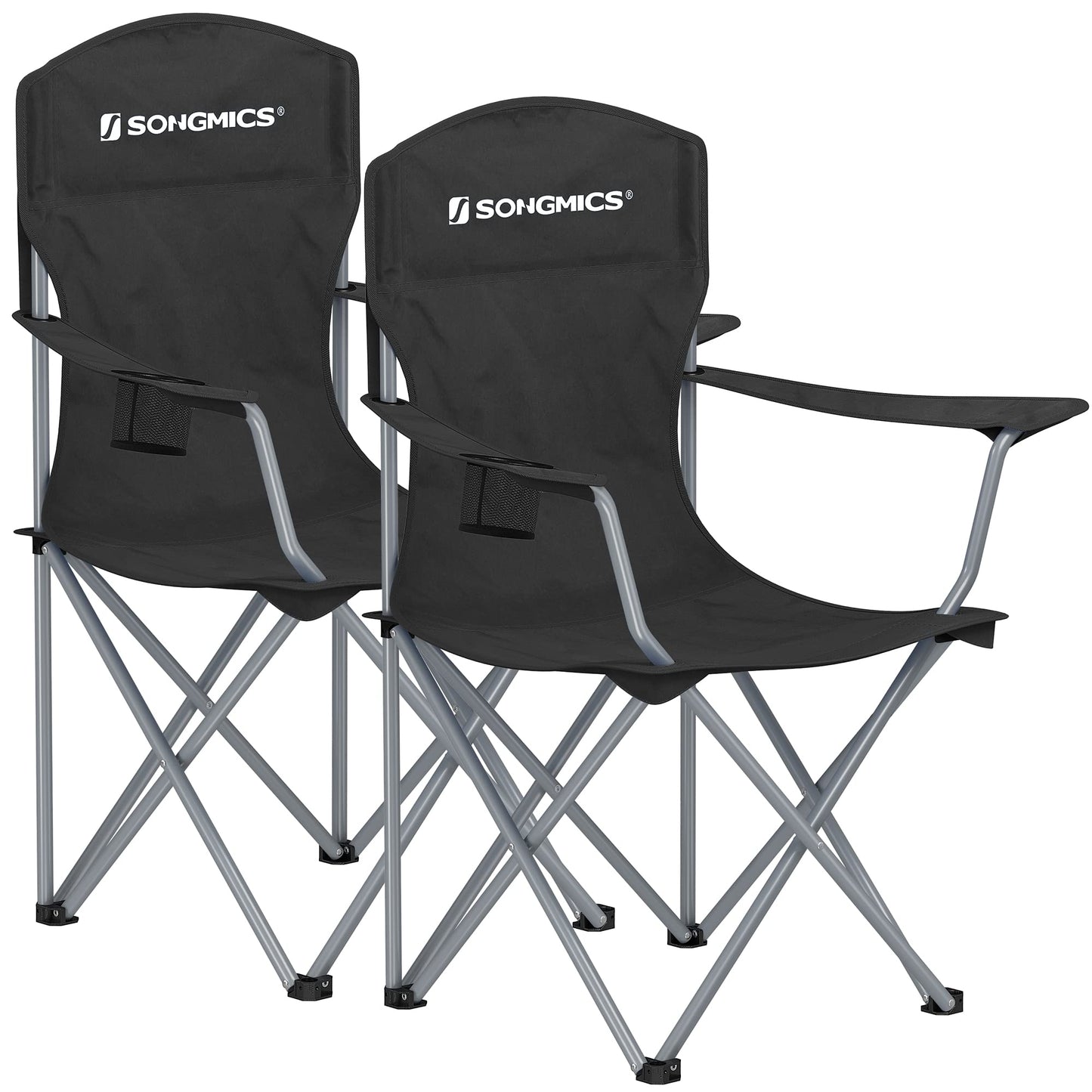 SONGMICS 2er Set Klappstuhl Campingstuhl Bequeme Schwerlaststruktur bi – CampNest